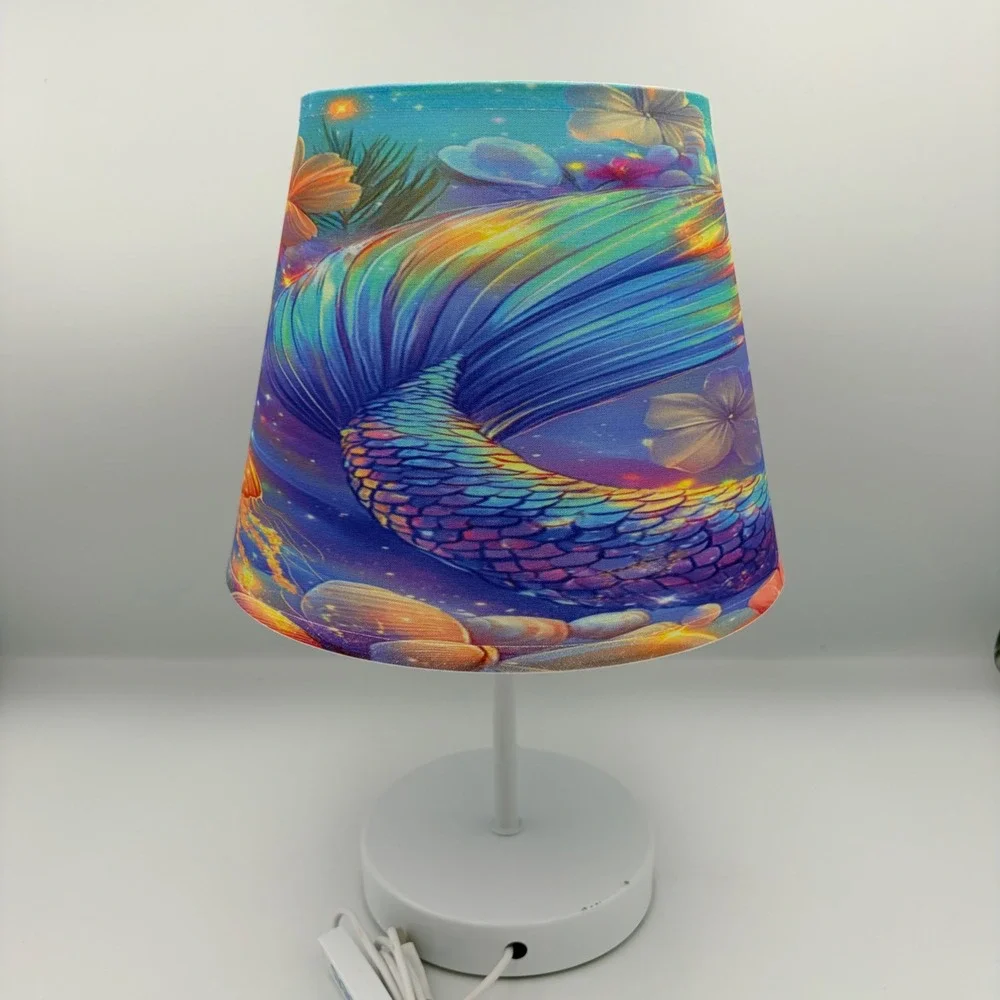 Mermaid‎ Jellyfish Ocean Lamp Kids Night Light USB Powered LED